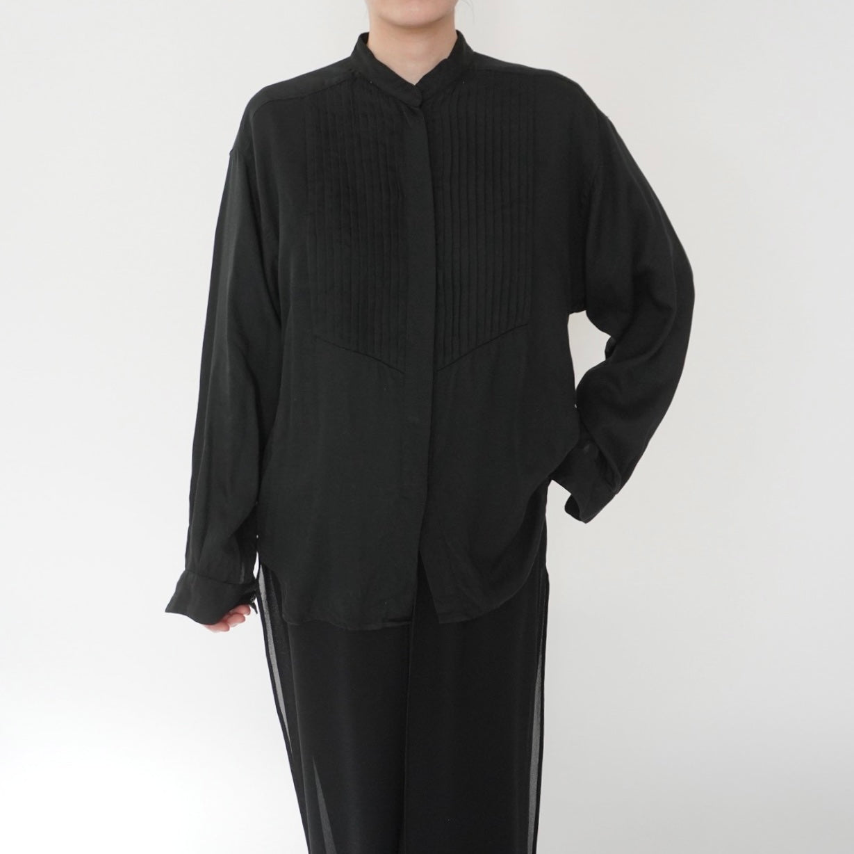 90s Pleat Design  Shirt