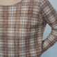 90s Plaid Top Made in USA