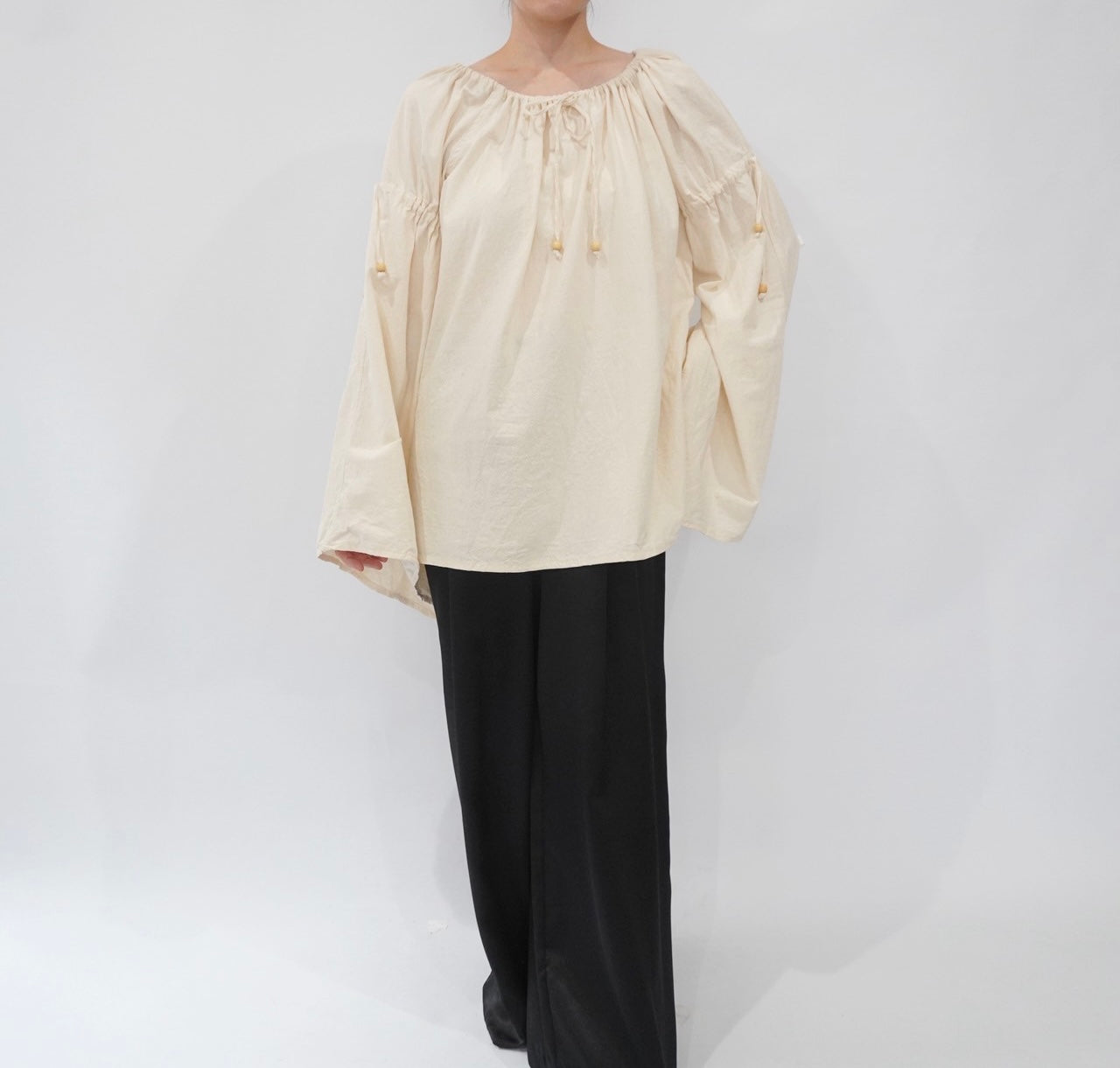 90s Cotton Ivory Tunic