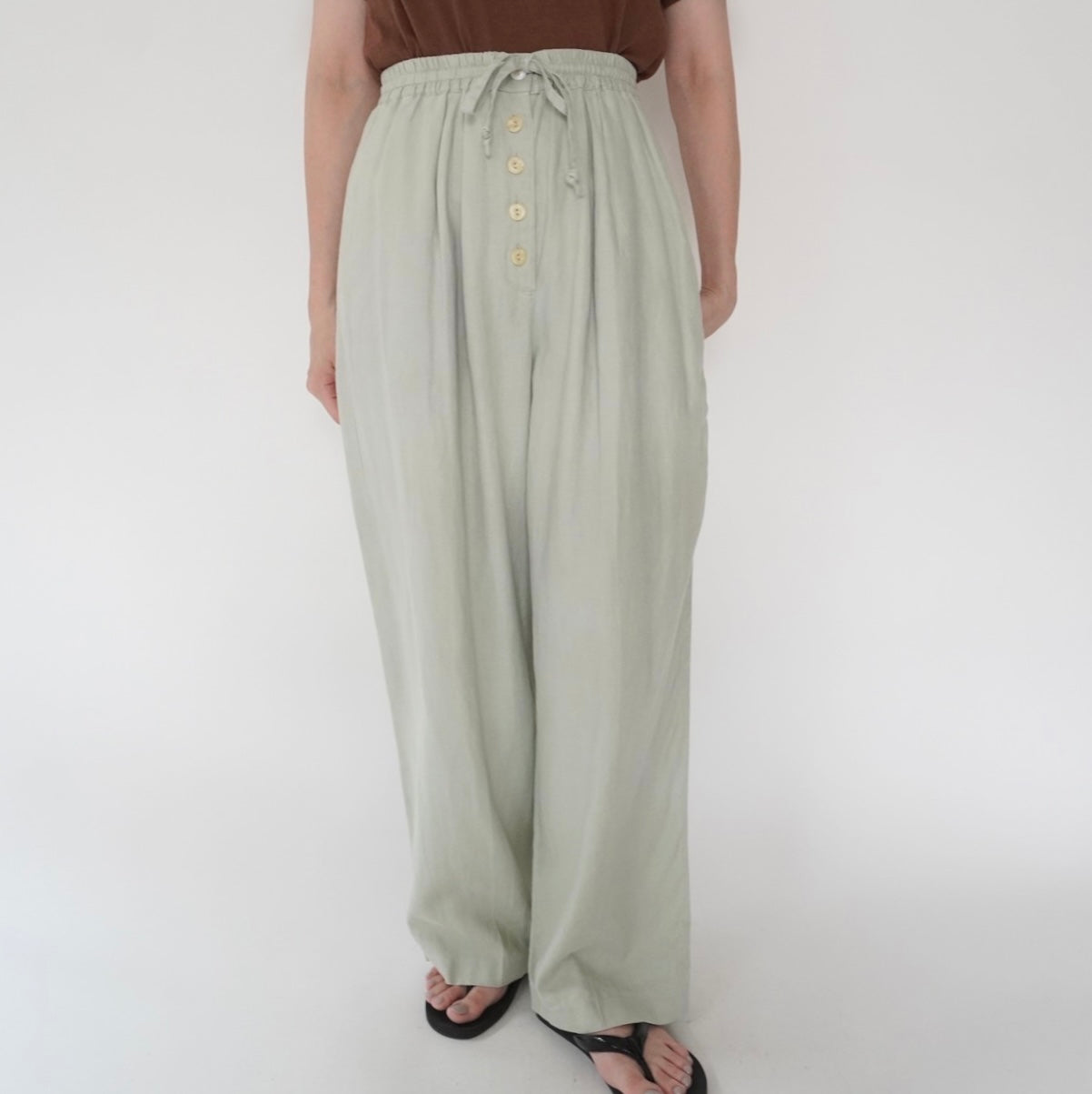90s Sage Green Two-Piece Suit