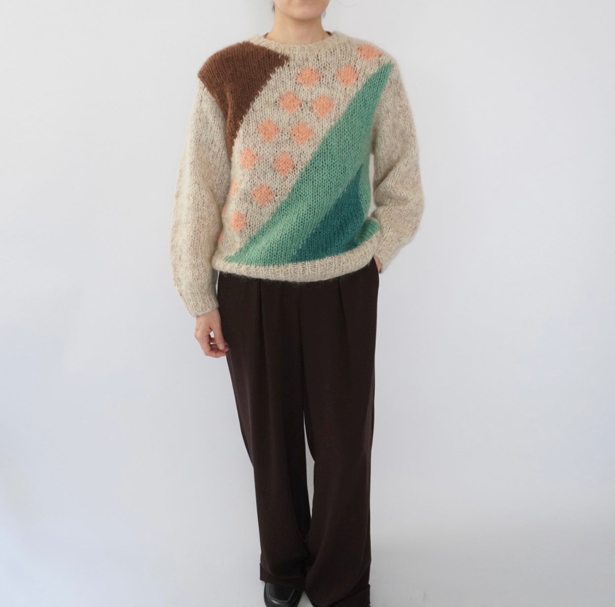 80s EURO Design Mohair Knit