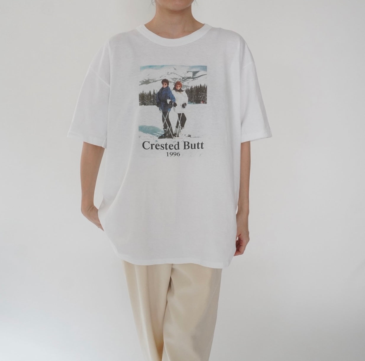 90s Photo Printed T-shirt Made in USA