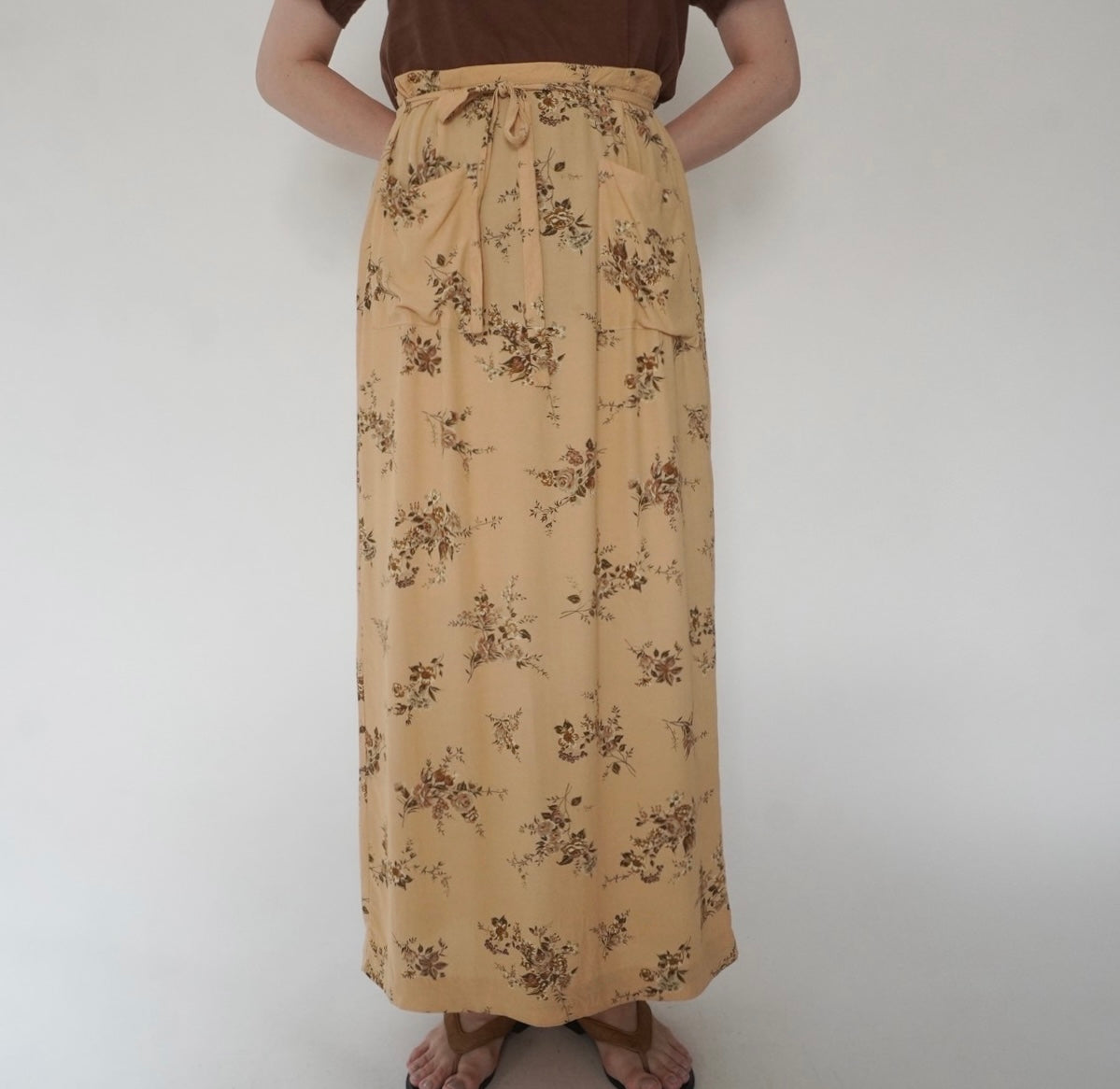 90s Printed Skirt