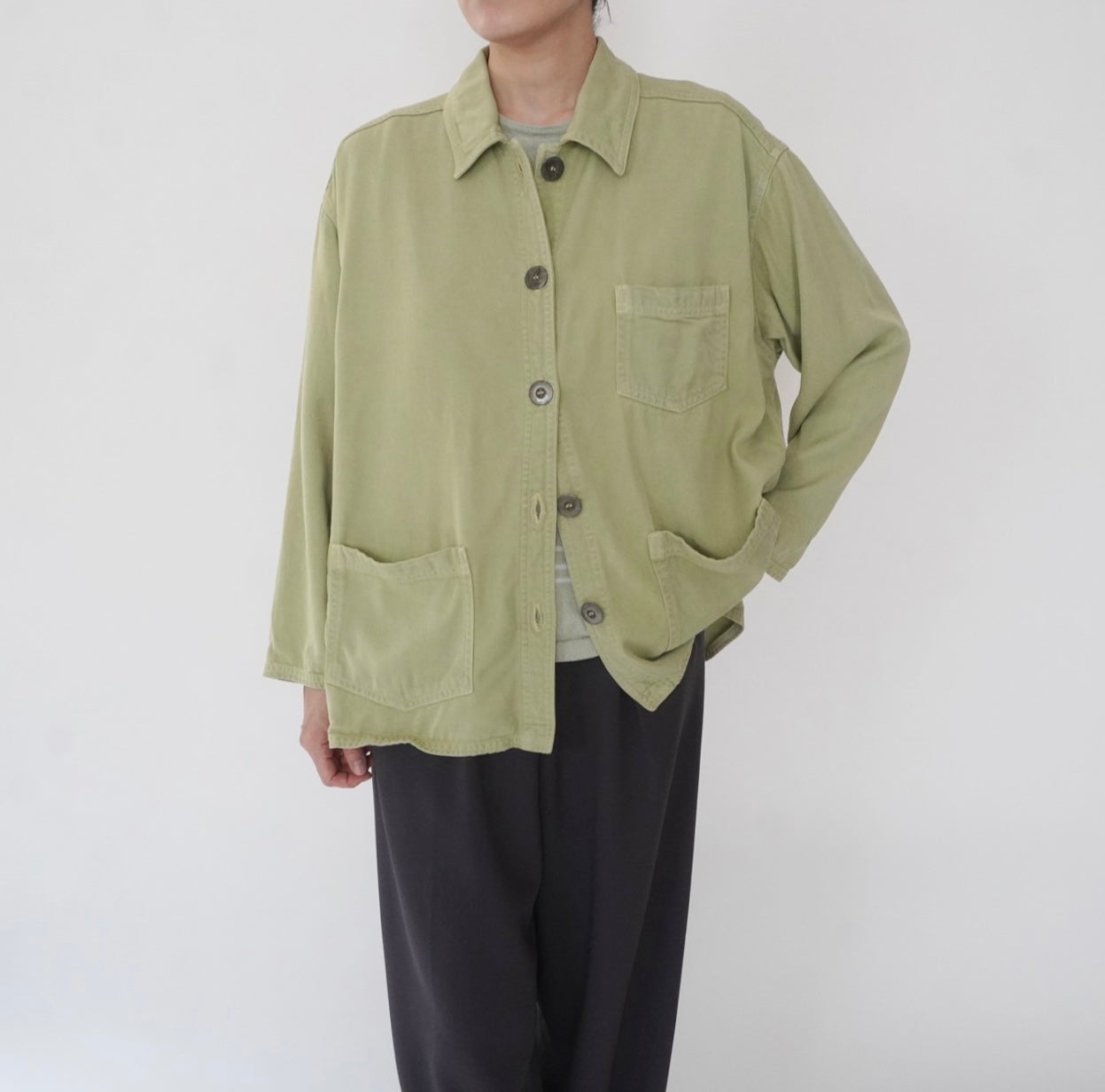 90s Light Green Jacket  Made in USA