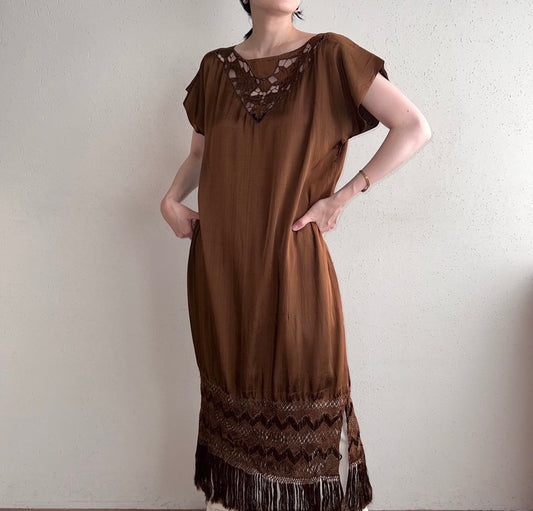 70s EURO Fringe Dress