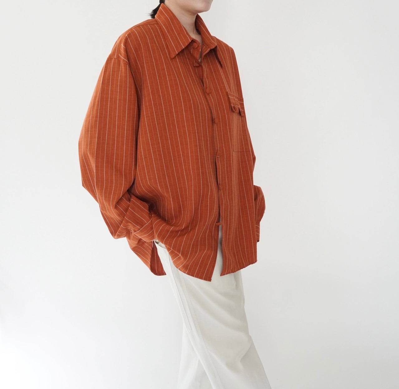80s Striped Shirt Made in USA