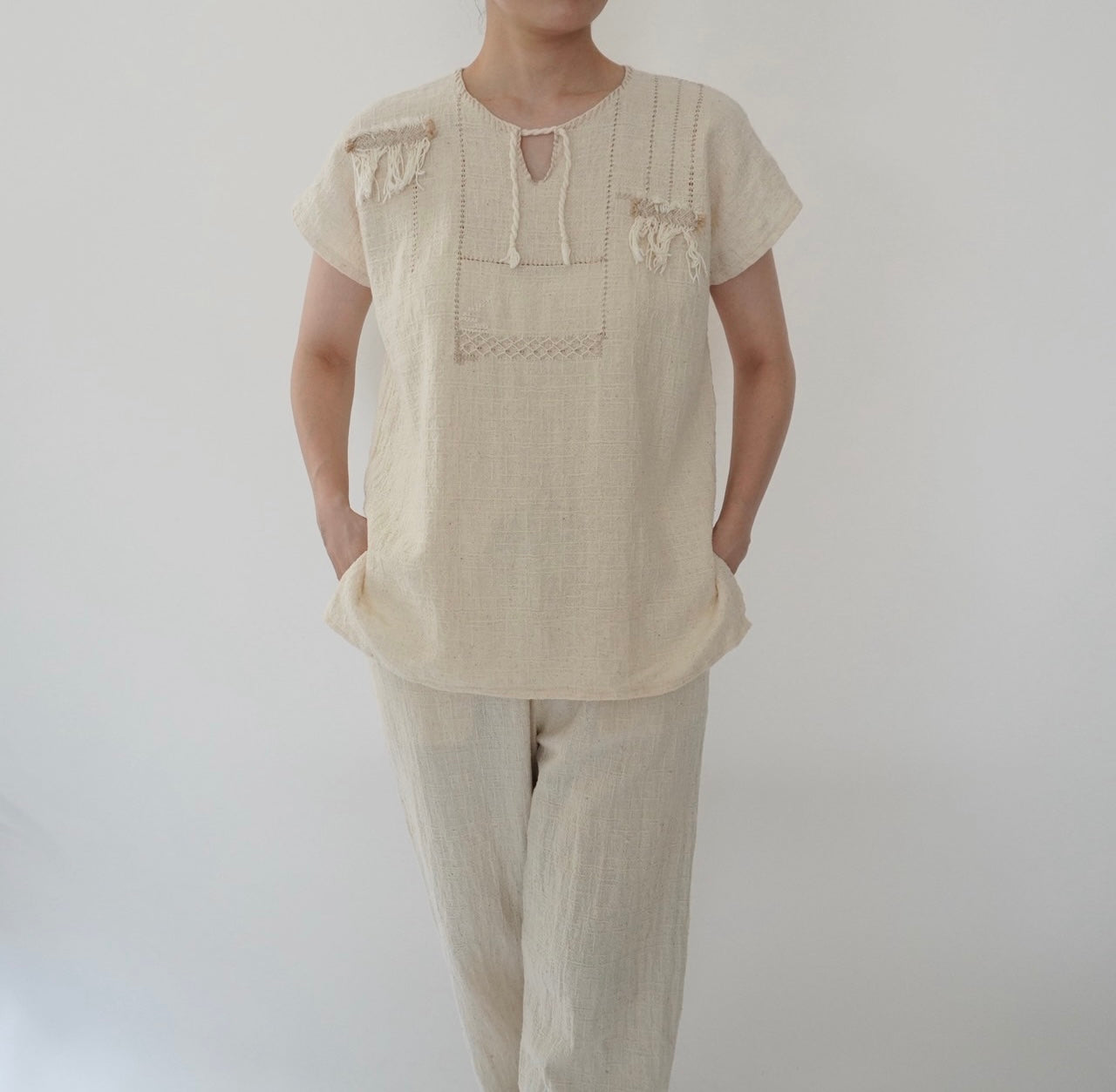 70s Fringe Design Top