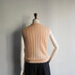 90s Sleeveless Ribbed Top Made in Italy