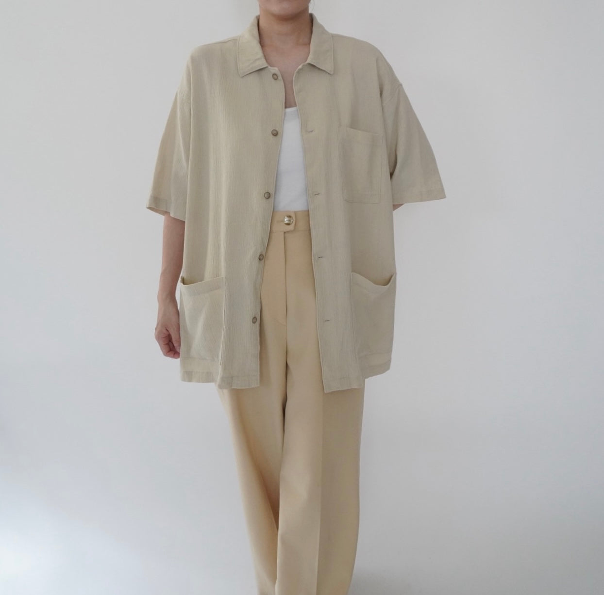 90s Beige Shirt
