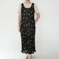 90s Floral Print Sheer Dress Made in Italy