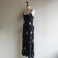 90s Floral Print Maxi Dress Made in USA