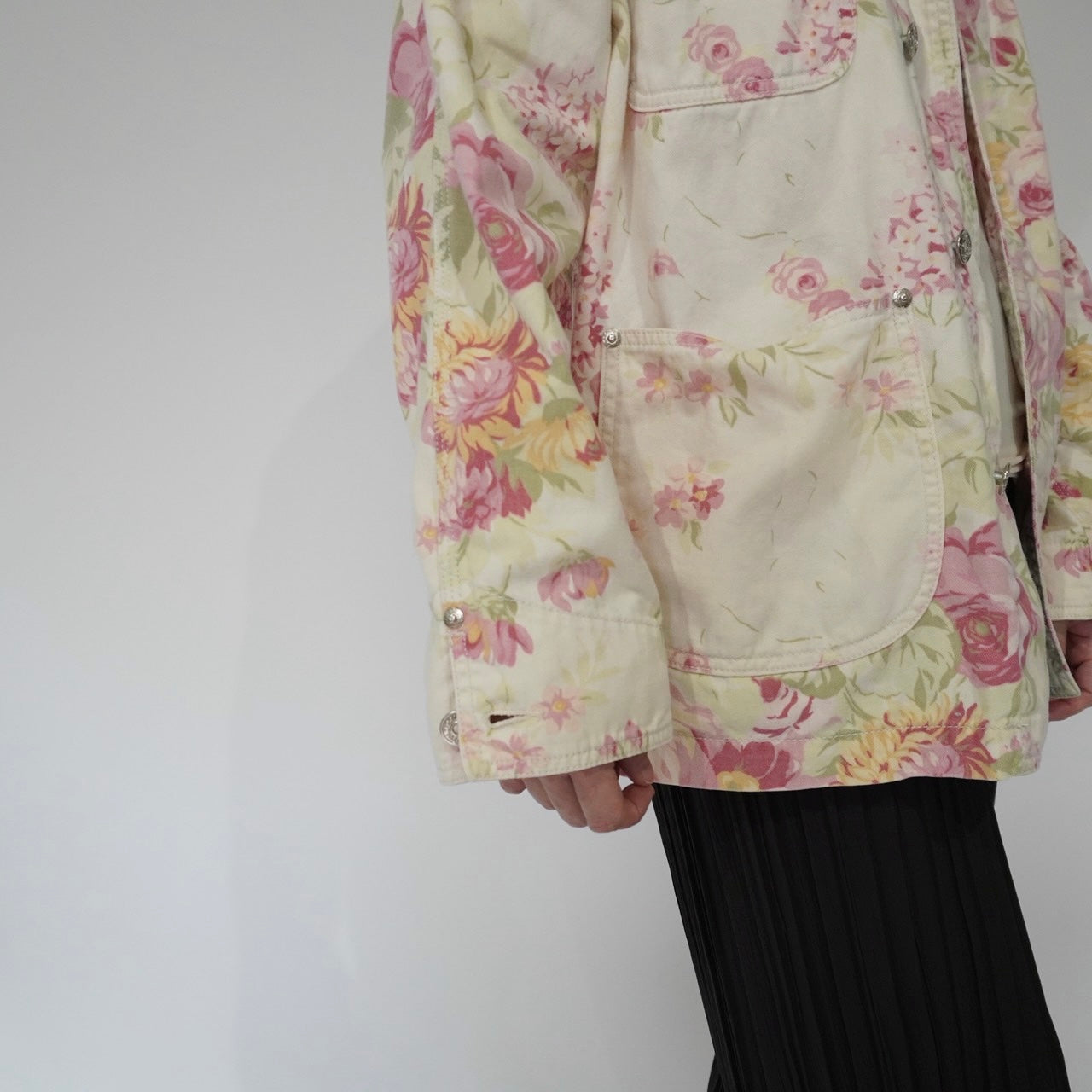 90s " Ralph Lauren" Flower Pattern Jacket