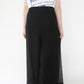 90s Slit Design Wide Pants