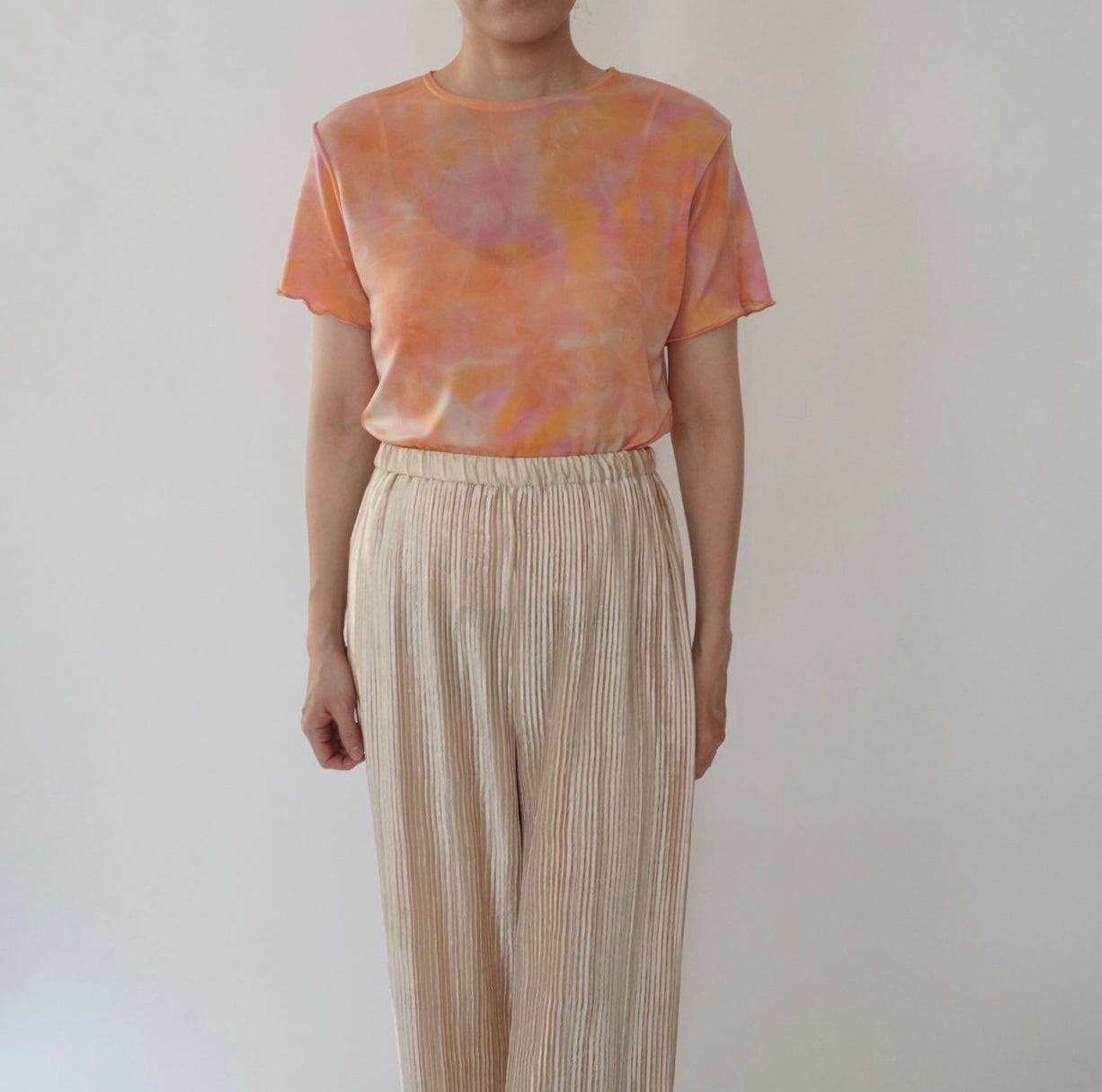 90s Tie Dye Top Made in Italy Dead Stock