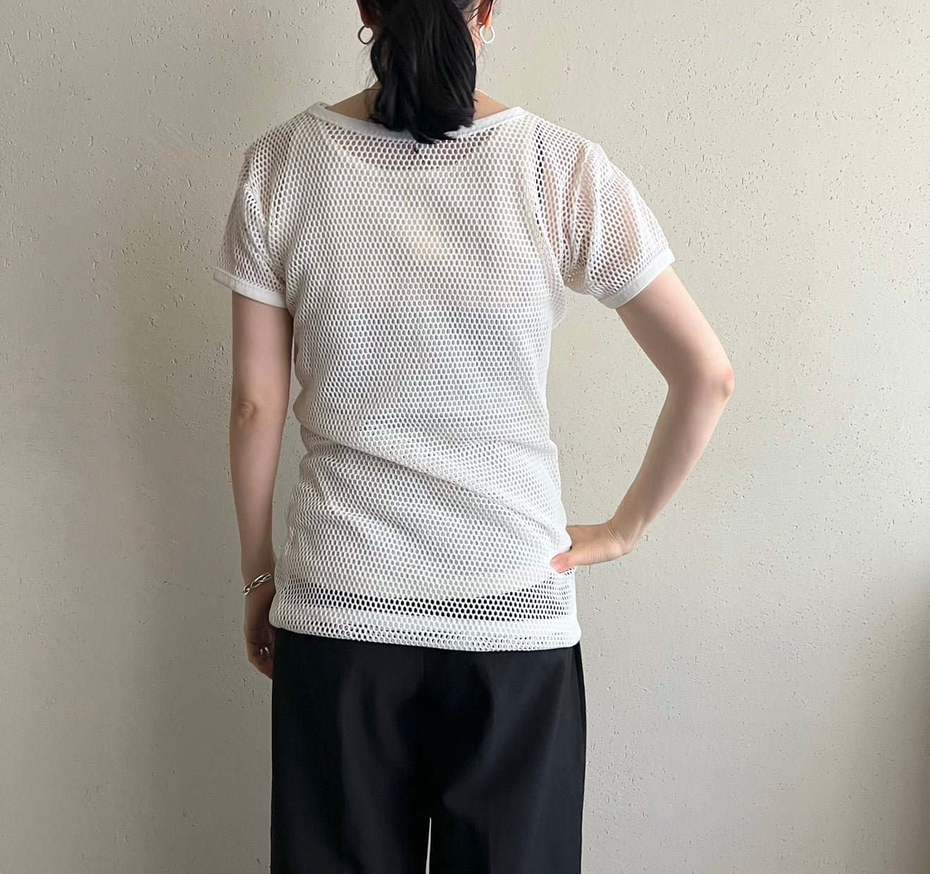 90s Mesh T-shirt Made in Italy