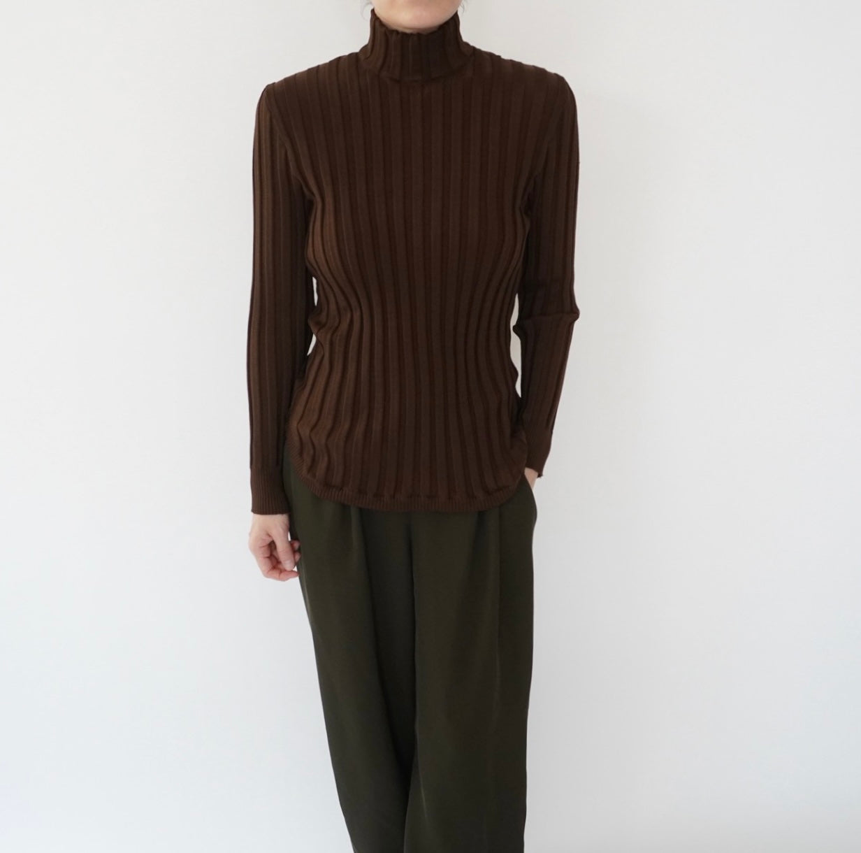 70s Ribbed Top Made in Italy