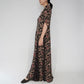 80s Floral Printed Rayon Dress