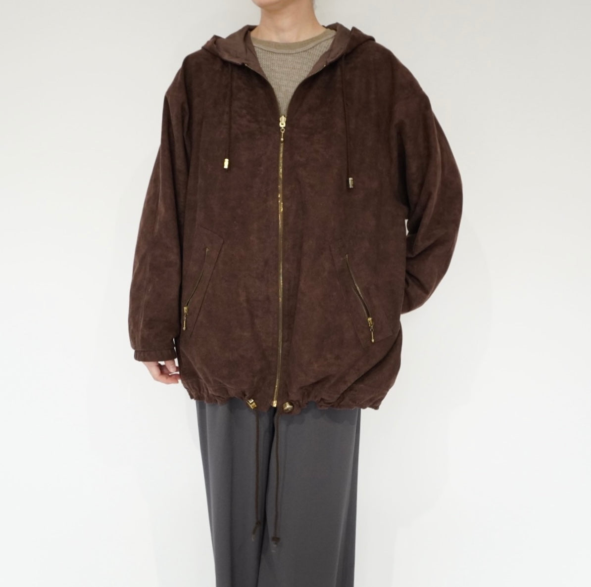90s Design Brown Jacket