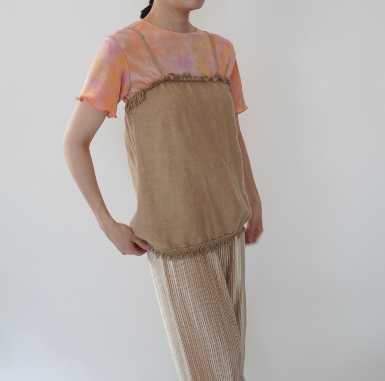 90s Fringe Camisole Top Made in Italy