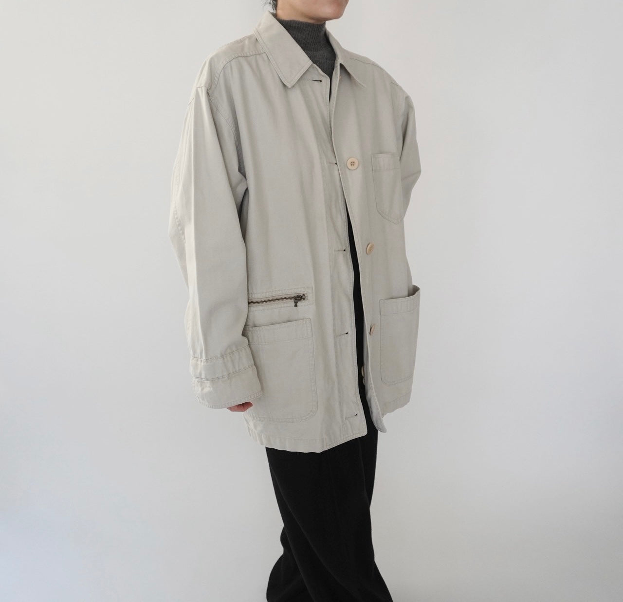 90s "EDDIE BAUER" Cotton Jacket