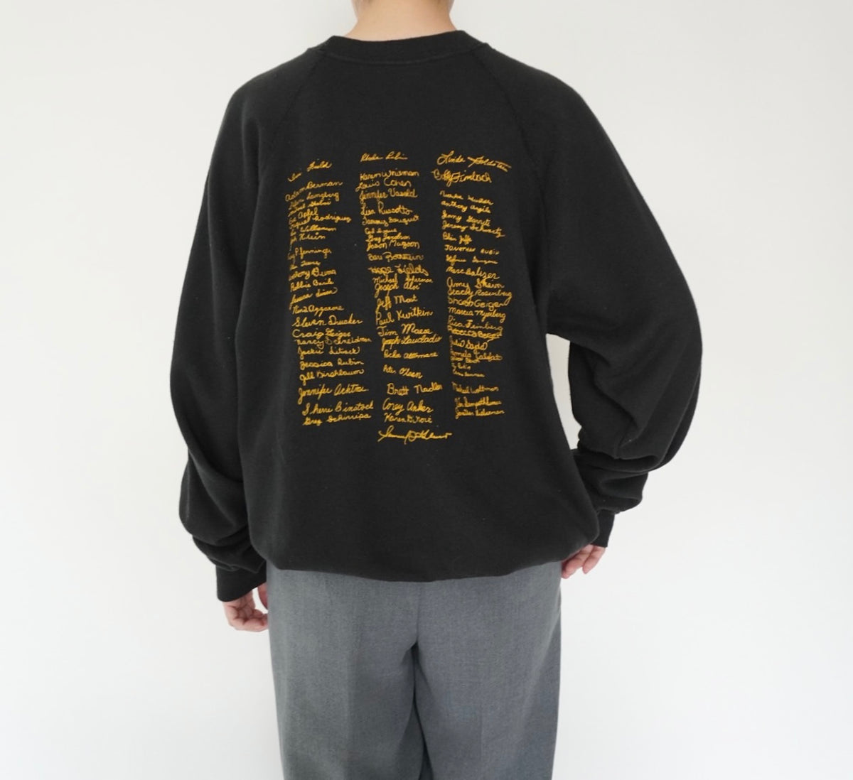 80s Printed Sweater Made in USA