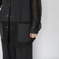 90s Black Mesh Design Shirt, Jacket