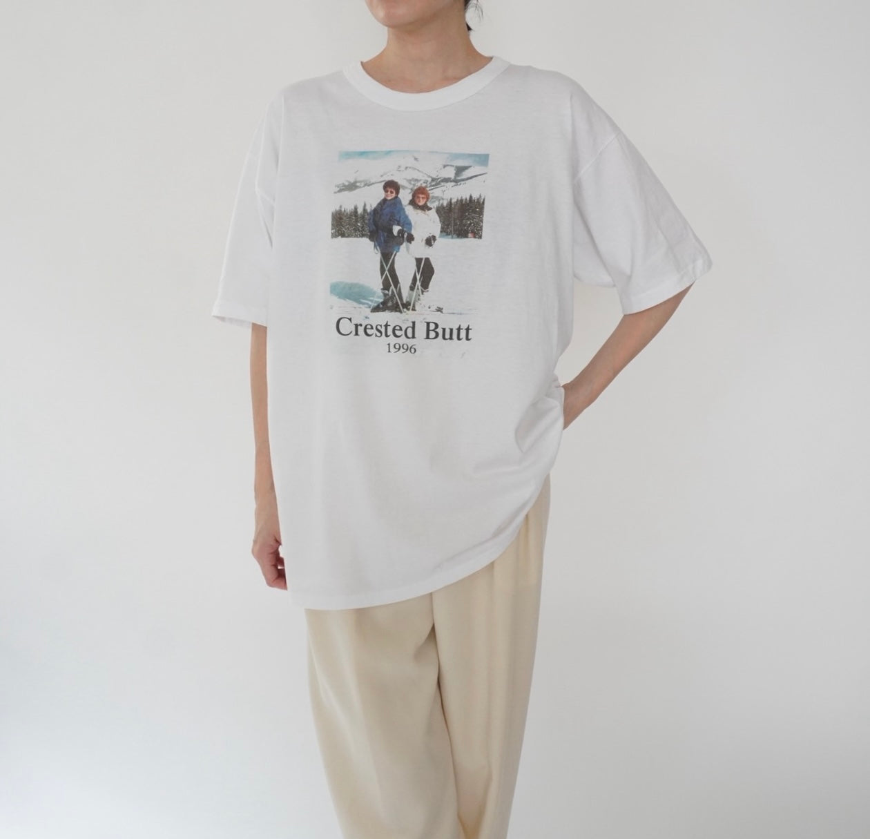 90s Photo Printed T-shirt Made in USA