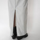 90s Zip Design Maxi Skirt