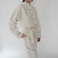 80s EURO Design Ivory Jumpsuit
