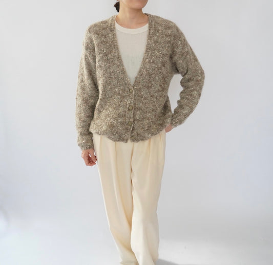 90s Mix Mohair Knit Cardigan