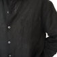 90s Black Linen Shirt