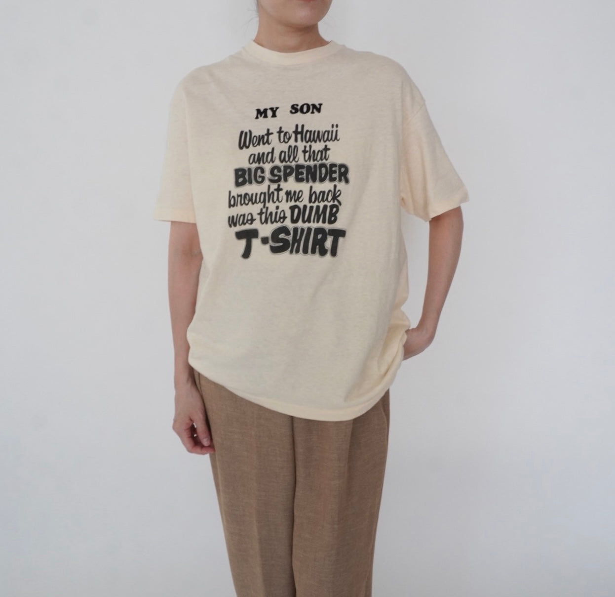 80s Printed T-shirt Made in USA