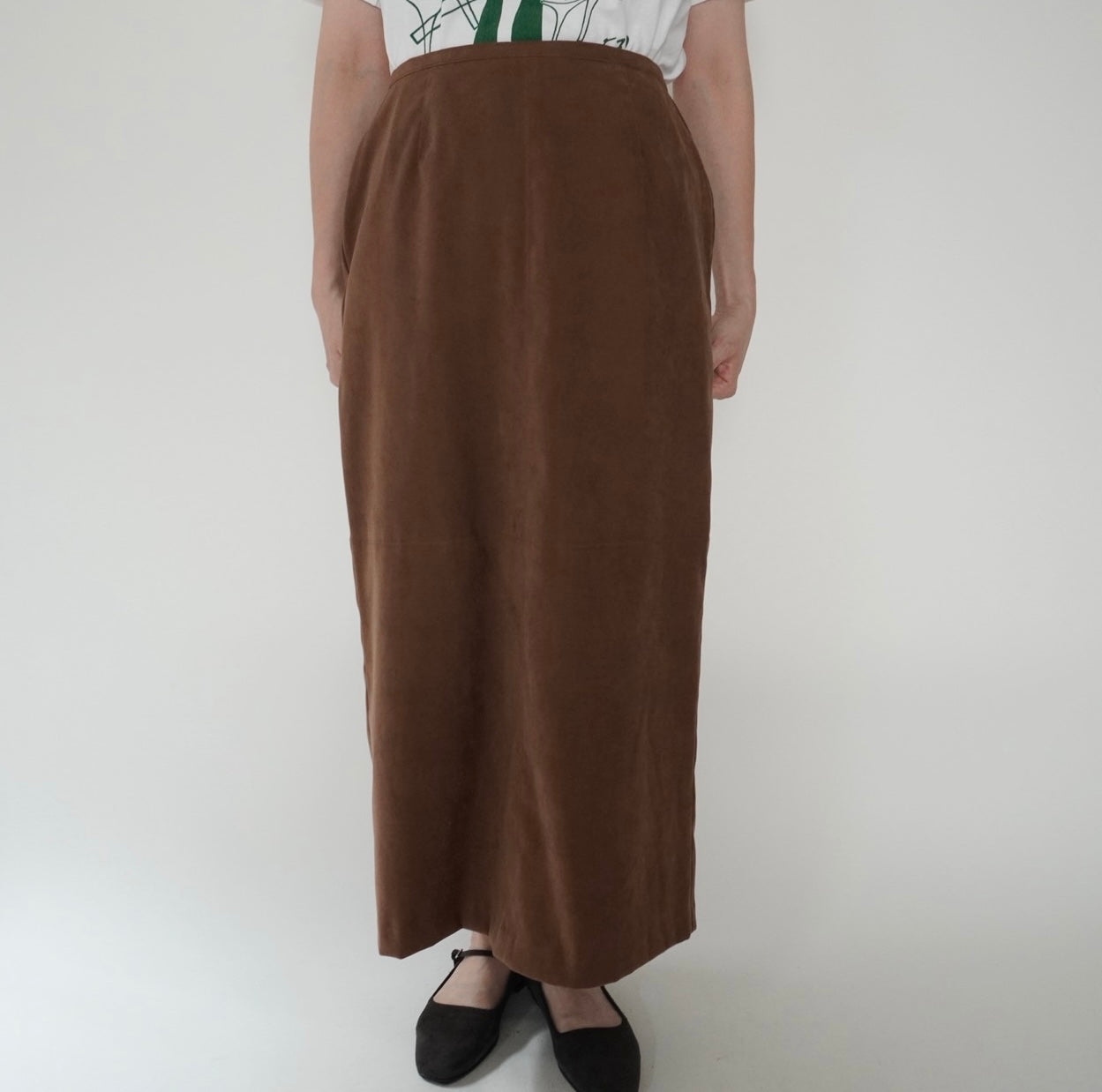 90s Brown Skirt