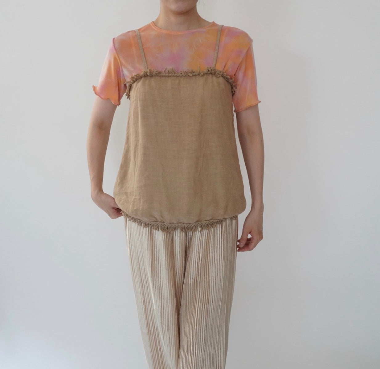 90s Fringe Camisole Top Made in Italy