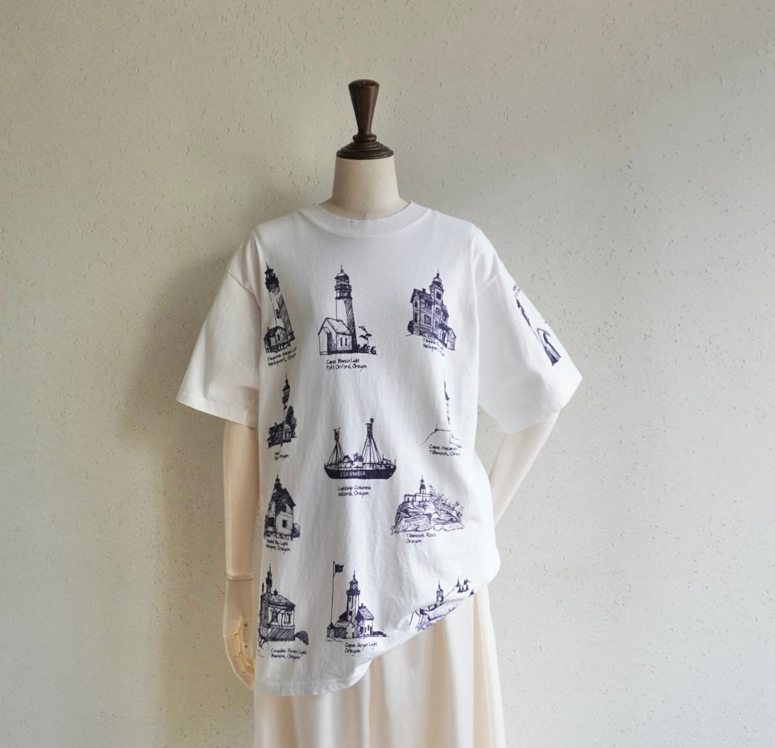 90s Printed T-shirt Made in USA