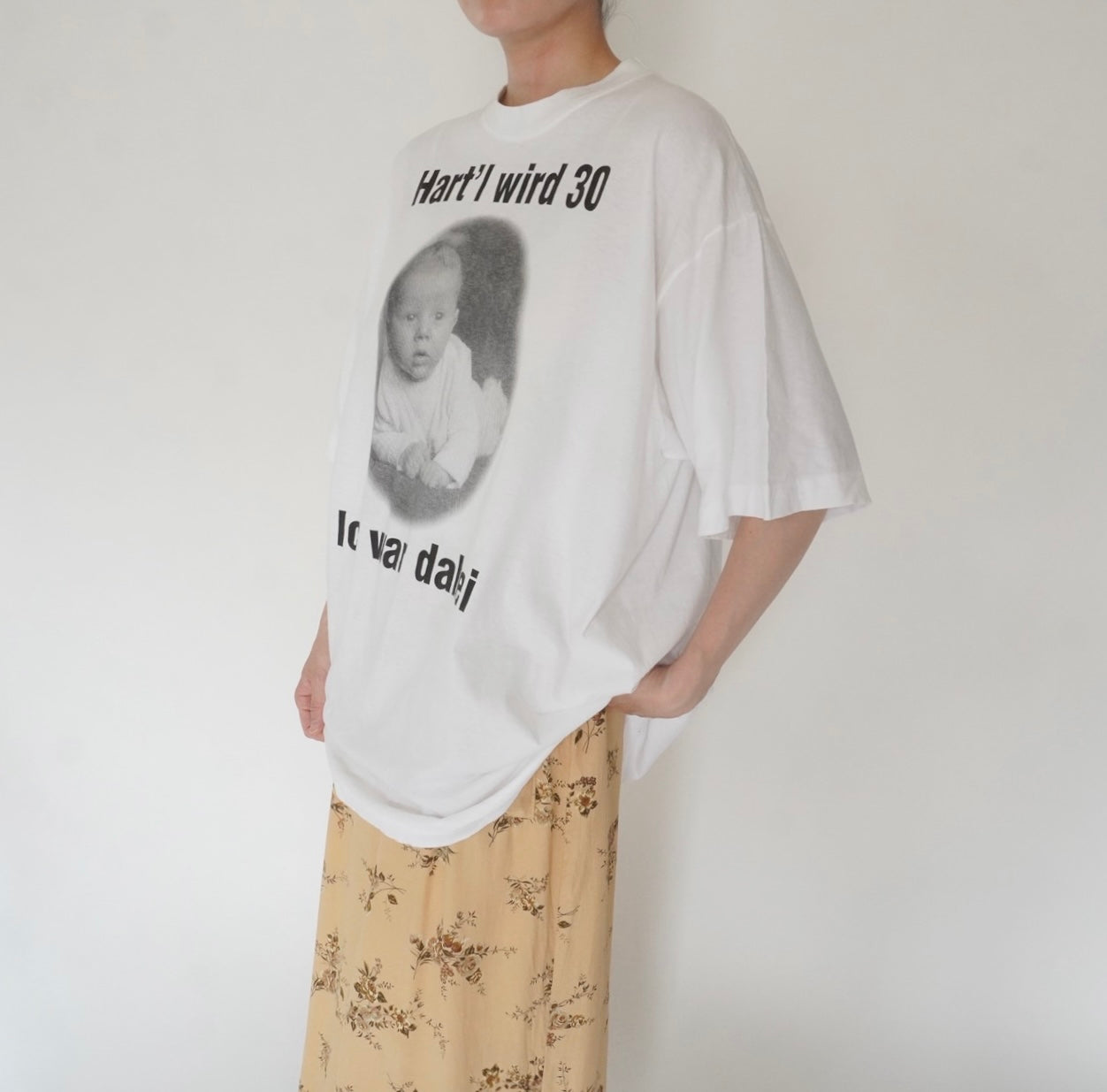 90s Photo Printed T-shirt Styled in USA