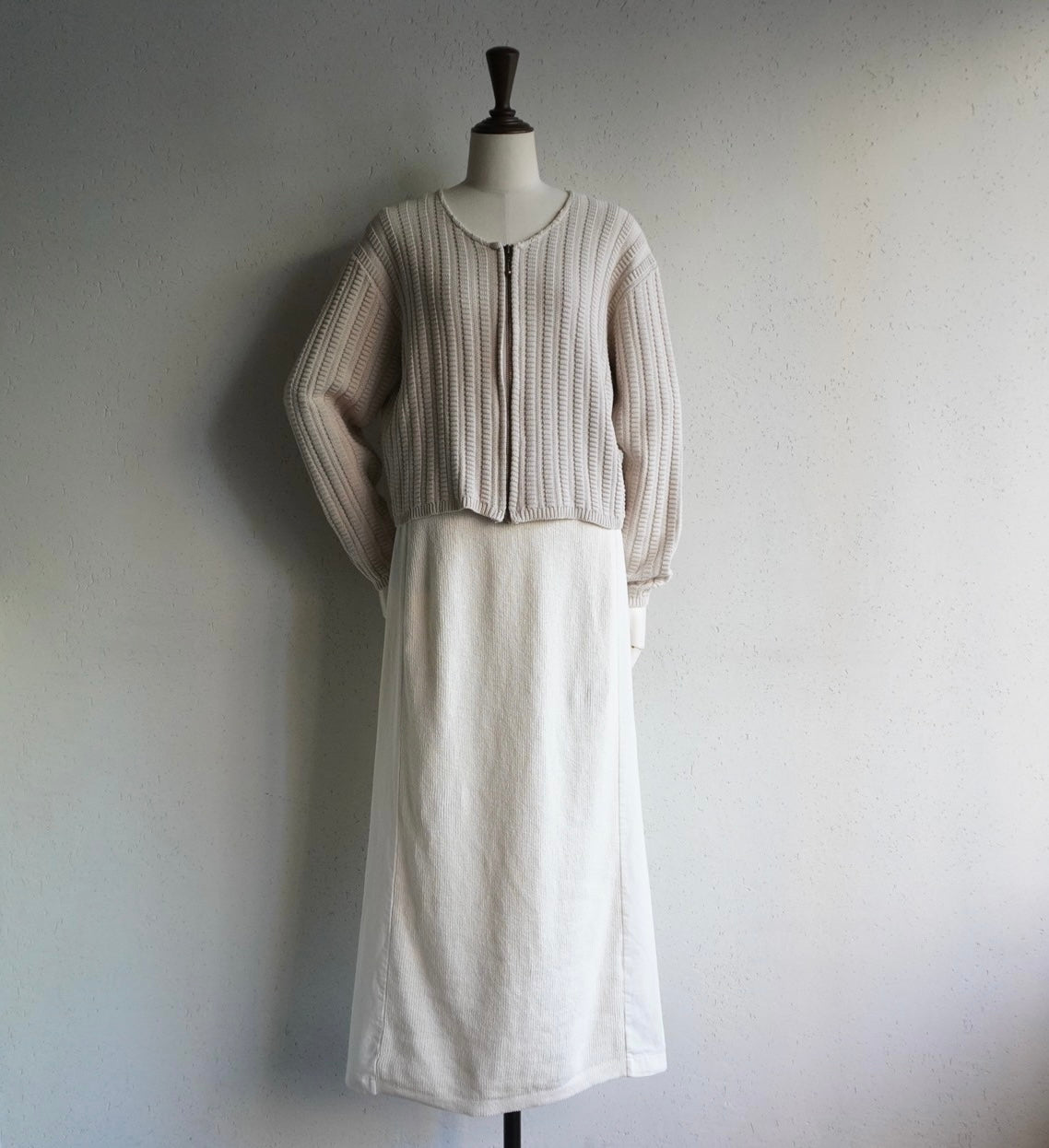 90s Zipped Cotton Top Made in Canada