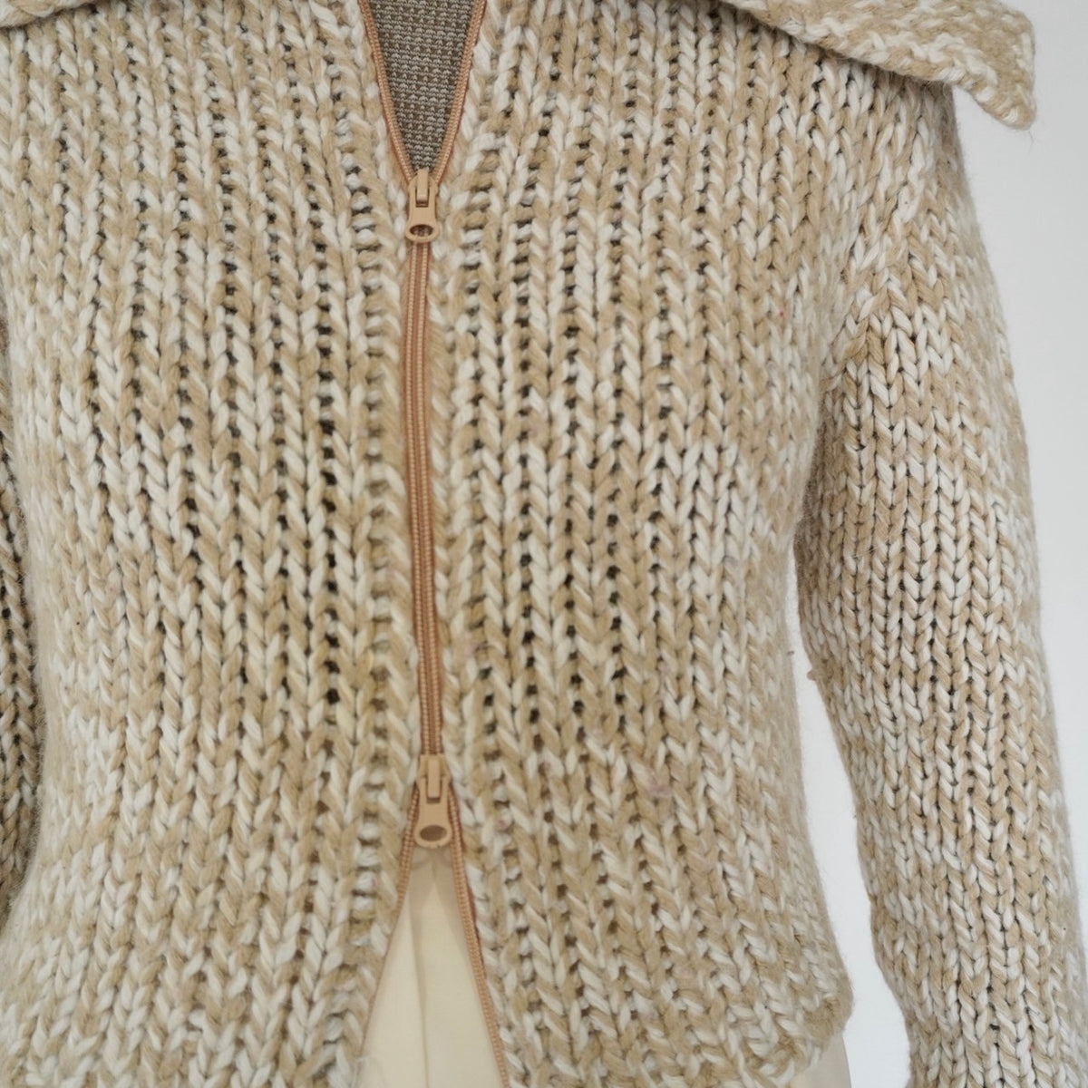 80s Double Zip Knit Made in Italy