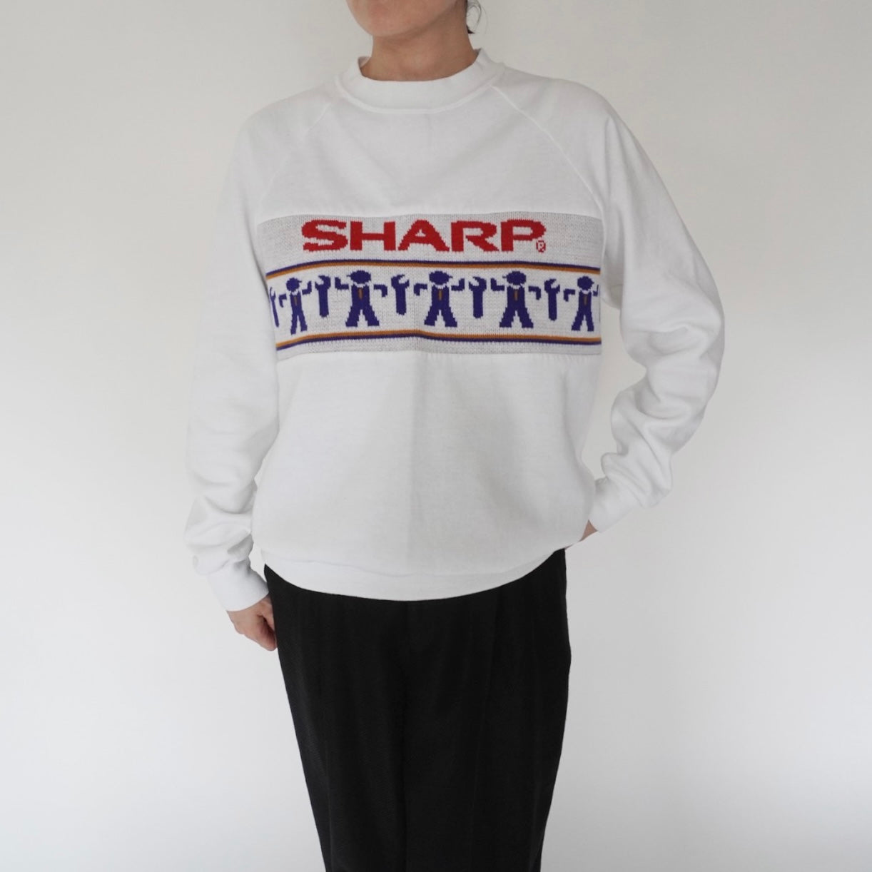 80s "SHARP" Sweater Made in USA