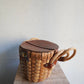 50s,60s Straw Basket Bag
