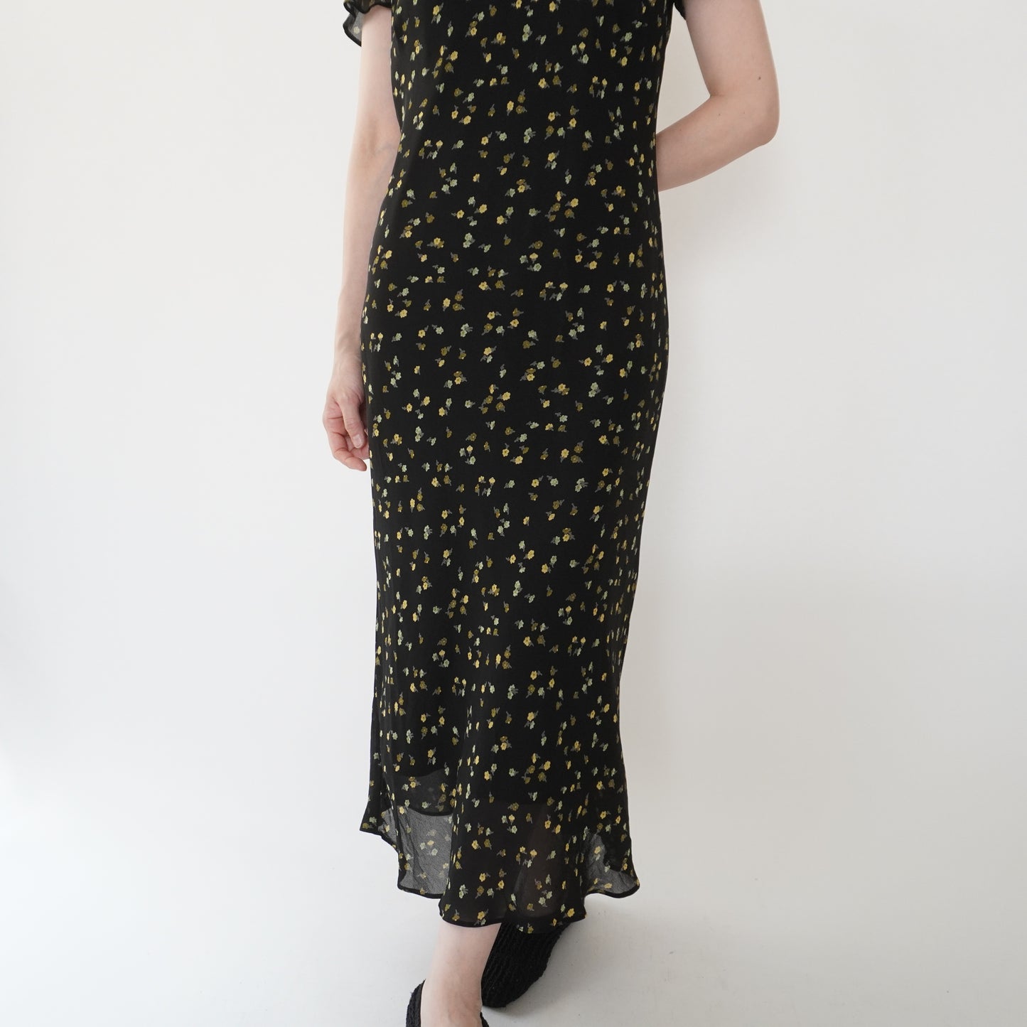 90s EURO Printed Dress