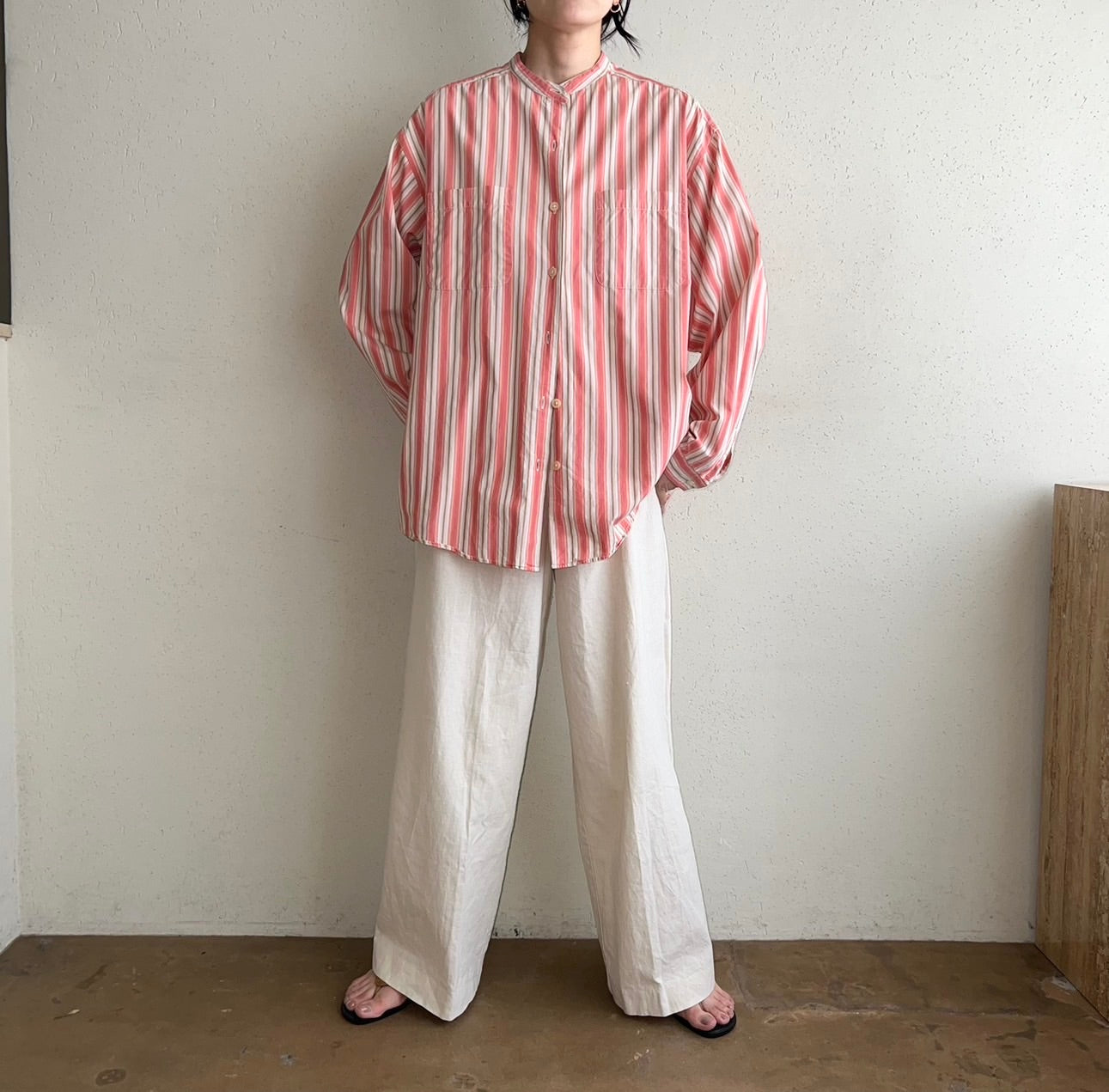 90s "EDDIE BAUER" Striped Shirt