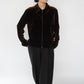 90s "J.CREW" Velour Zip Shirt