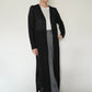 90s EURO Black Long Cardigan