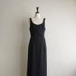 90s Slit Design Dress Made in USA