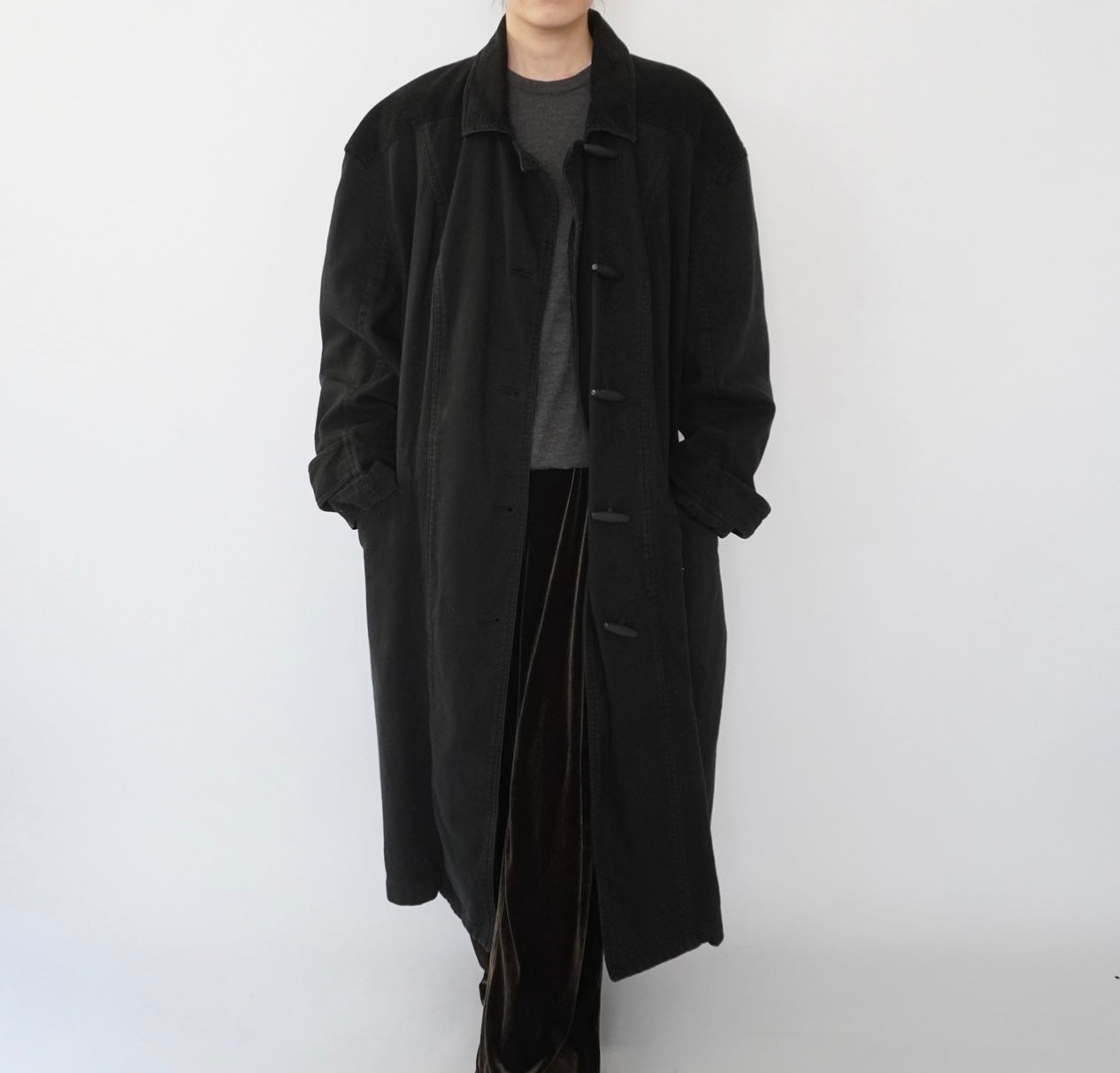90s Cotton×Corduroy Coat