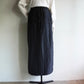 90s Black Nylon Skirt Made in USA
