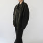 90s Leather × Nylon Jacket