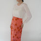 90s Light Pink Silk Top