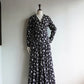 90s Floral Printed Maxi Dress Made in UK